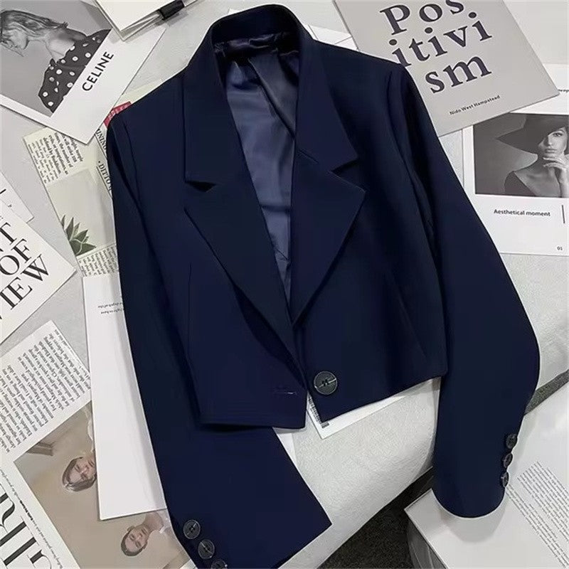 Blazer Curto Manga Longa