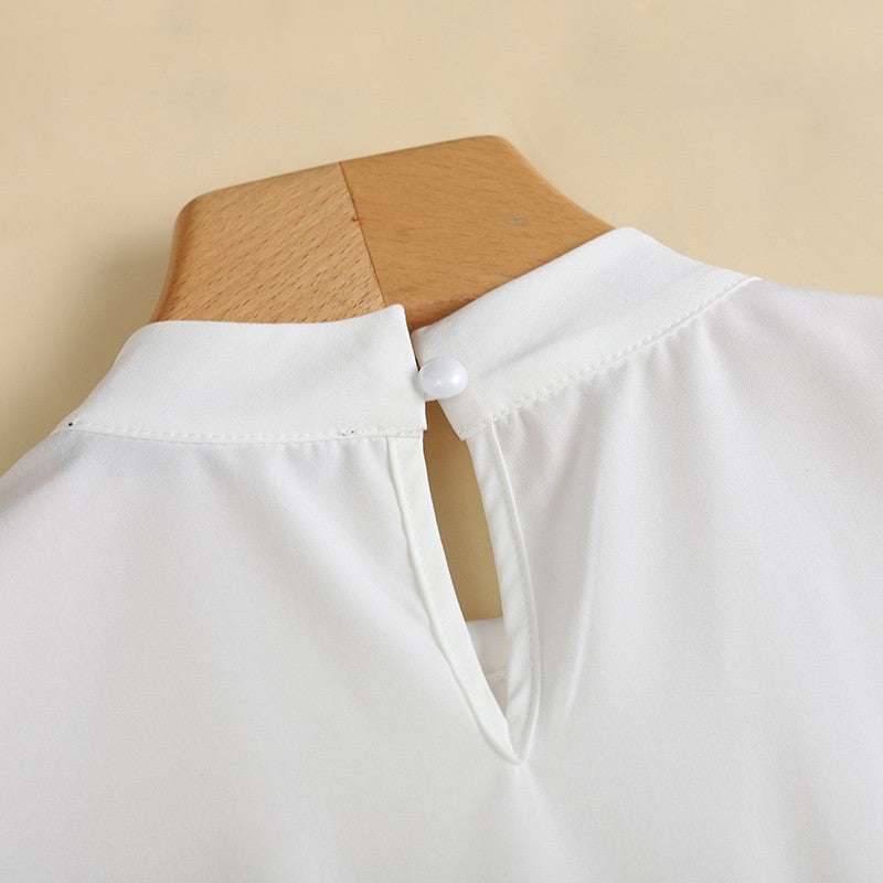 Blusa Túnica com Manga 3/4 e Gola Alta