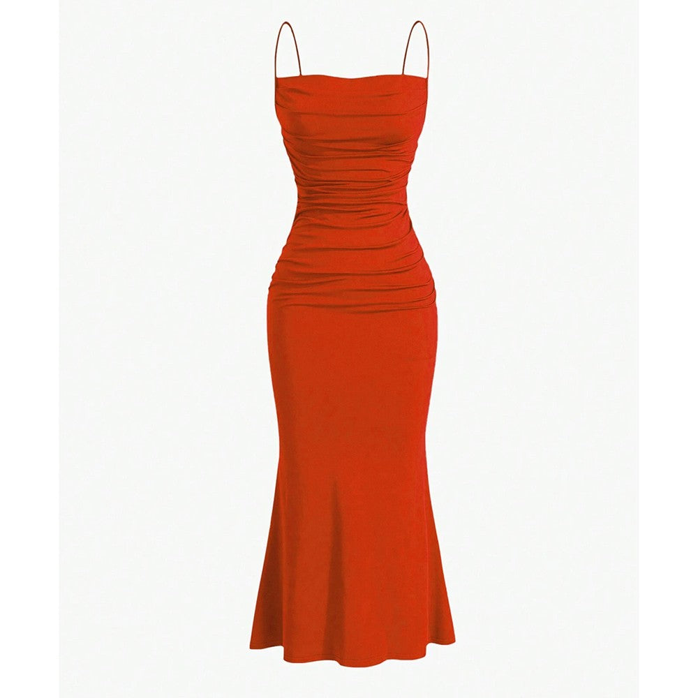 Vestido Longo de Alça Fina