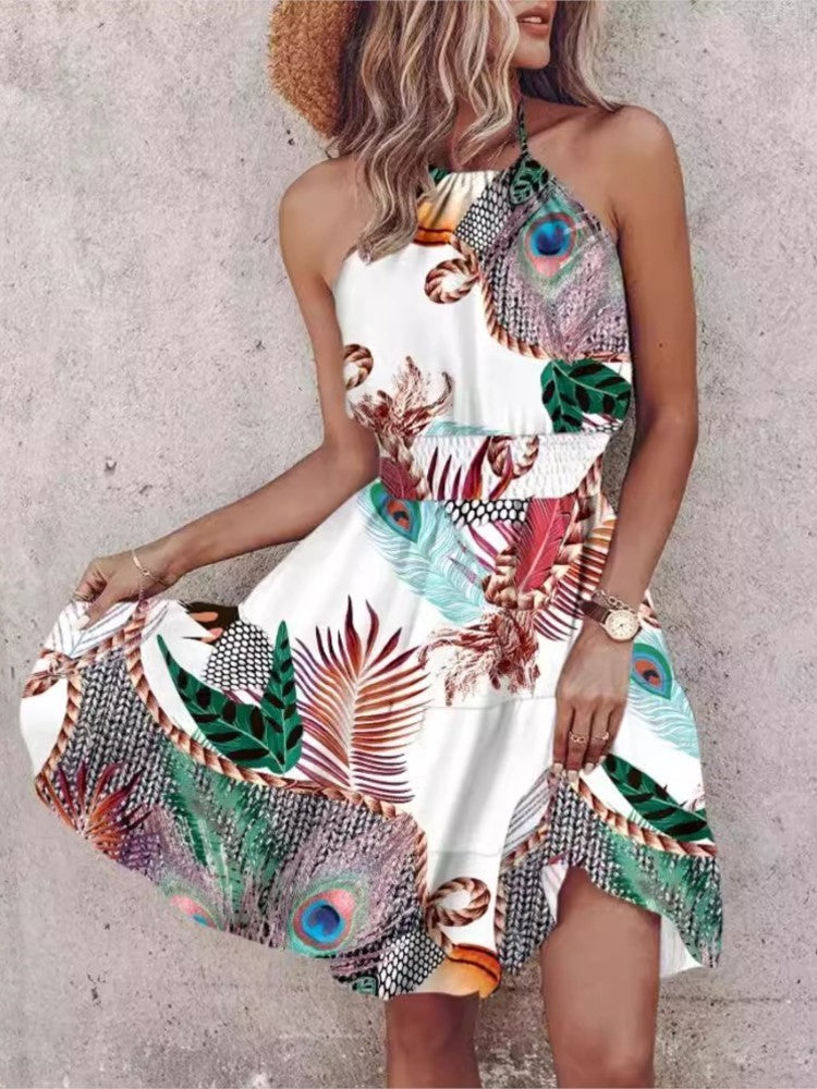 Vestido Halter Sem Mangas