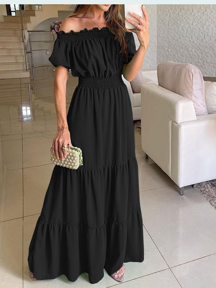 Vestido em Linho Sólido