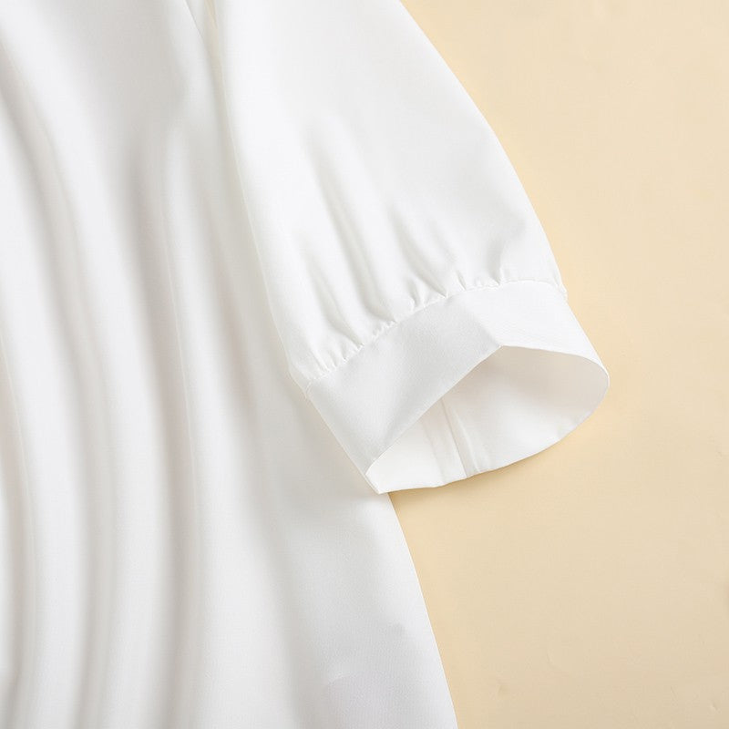 Blusa Túnica com Manga 3/4 e Gola Alta