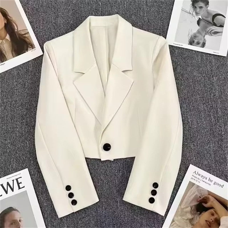 Blazer Curto Manga Longa