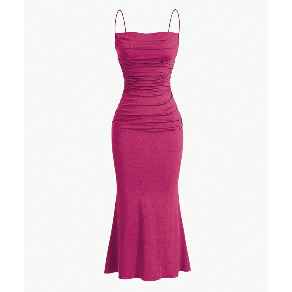 Vestido Longo de Alça Fina